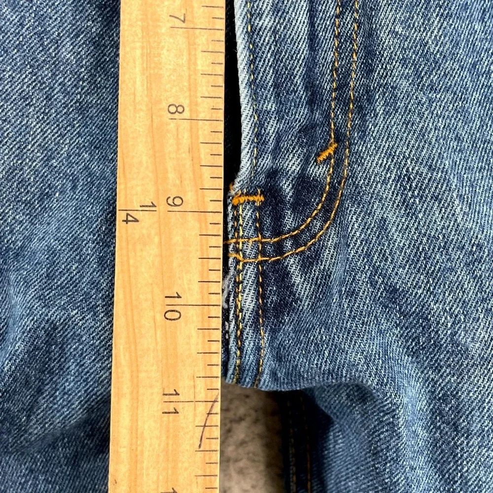 Levi's 505 Jeans Mens 37x30.5* Blue Denim‎ Grunge Skate Academia Preppy Workwear